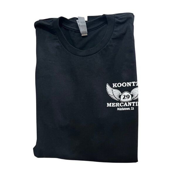 Koontz Mercantile Middletown CA Sasquatch black teal short sleeve t shirt - Picture 7 of 7